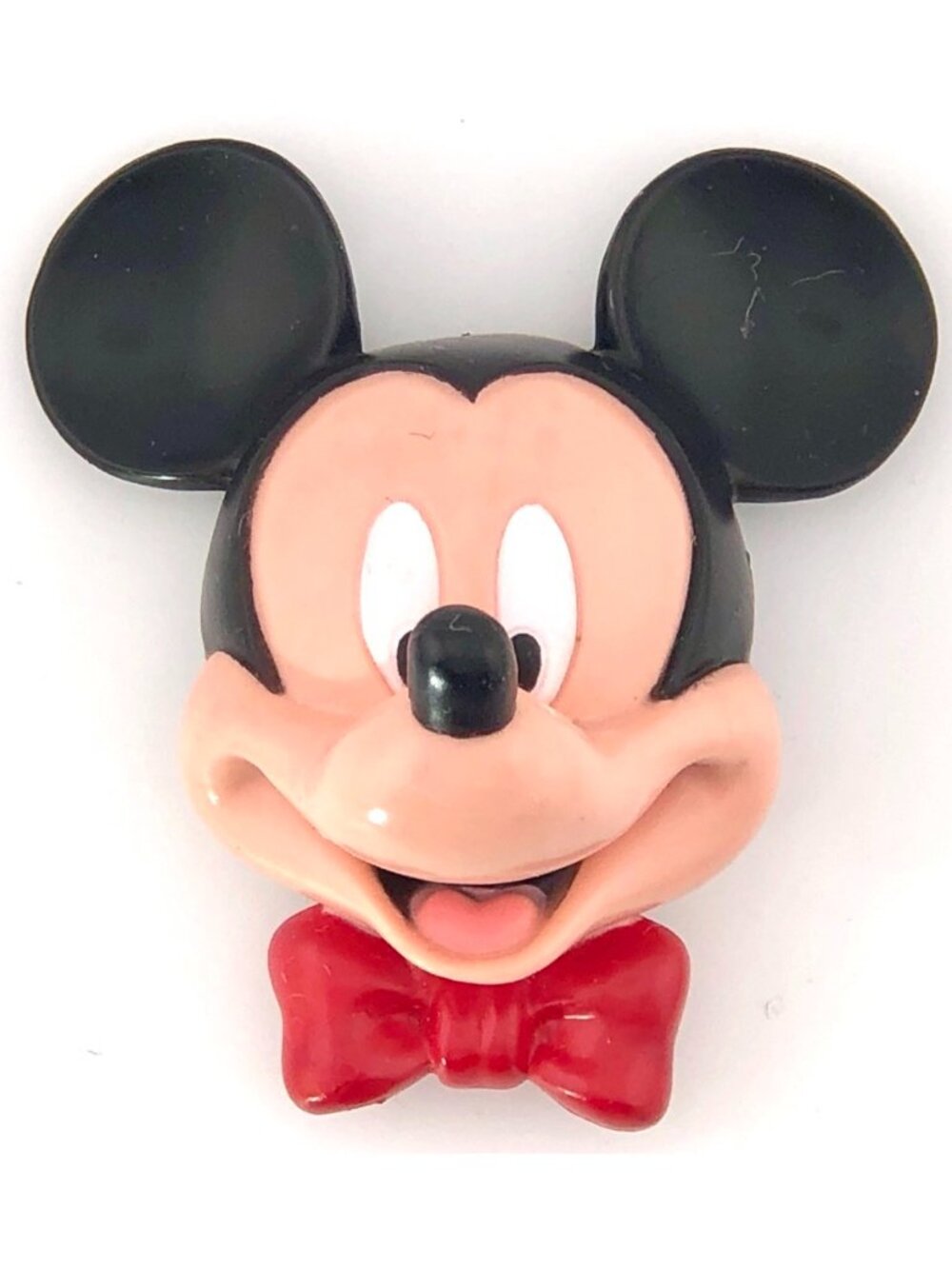 Disney Mickey Mouse Head 3D Refrigerator Magnet Red Bow Tie Souvenir Figure